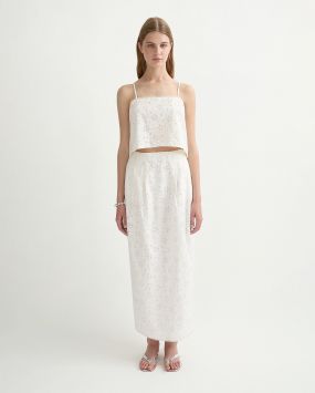 Юбка с вышивкой