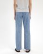 Широкие укороченные джинсы Grace, цвет голубой - миниатюра 6