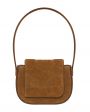 Замшевая сумка Koko, цвет коричневый - миниатюра 1