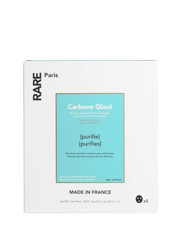 Rare Paris Очищающая тканевая маска для лица Carbone Glacé - изображение 1