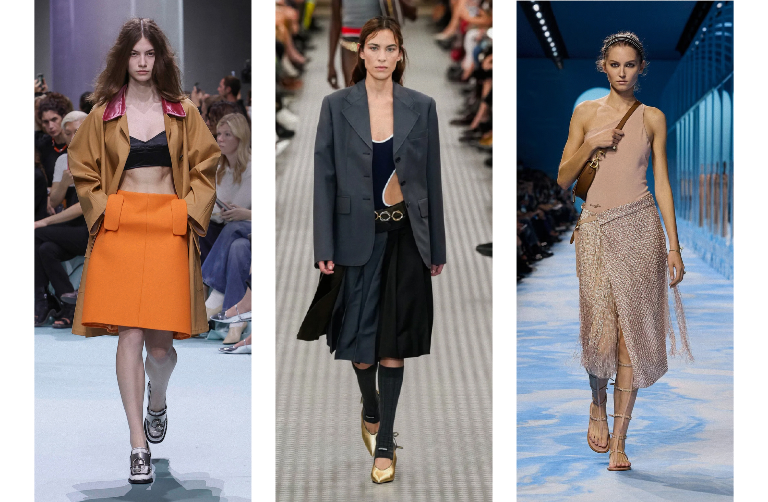 Prada, Miu Miu, Dior