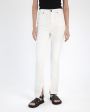 SLVRLAKE Узкие джинсы Beatnik с экстразавышенной талией, цвет белый - миниатюра 3