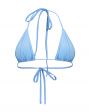 My Nymph Купальный топ «Клео» со сборками, цвет голубой - миниатюра 1