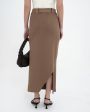 Вязаная юбка Avalon с ремнем, цвет коричневый - миниатюра 5