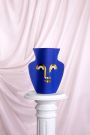 Бумажная ваза Apollo, цвет синий-розовый - миниатюра 3