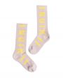 INUIKII Высокие носки с логотипом, цвет бежевый - миниатюра 1