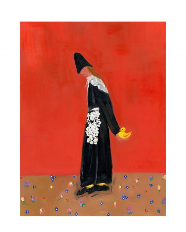 NUSELF Красный принт TENDER BRUTALISM - изображение 1