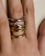 10.ТЕНГРАН Кольцо Stuck, цвет золотой - миниатюра 7