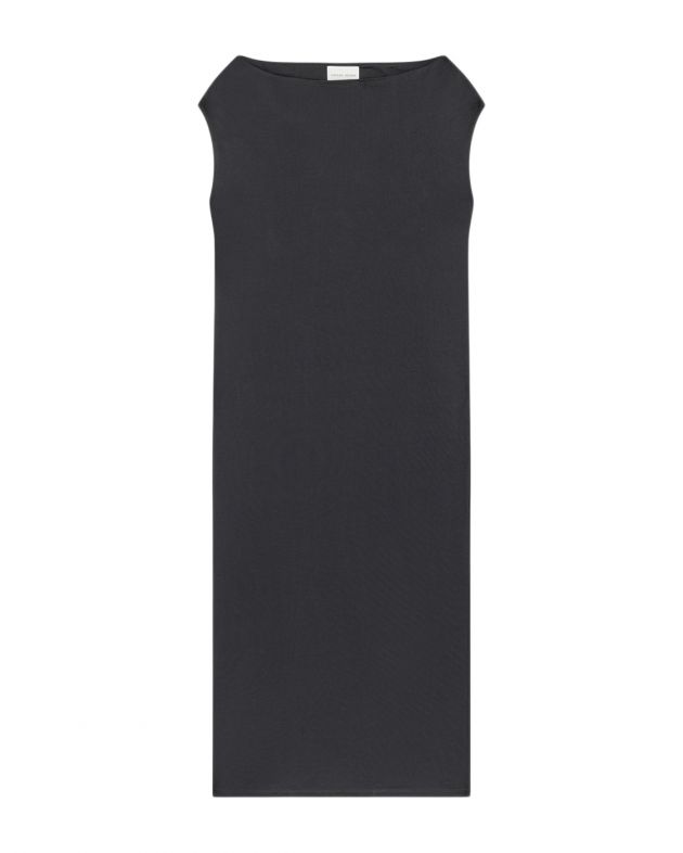 LOULOU STUDIO Платье Martial с открытыми плечами, цвет черный - изображение 1