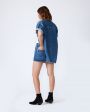 Джинсовая рубашка Sloane с короткими рукавами, цвет синий - миниатюра 3