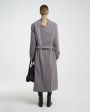 Low Classic Утепленное пальто с подкладом, цвет серый - миниатюра 7