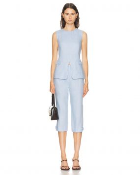 Жилет изо льна