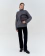 Le Kasha Кашемировый свитер Suede с высоким воротом, цвет серый - миниатюра 4