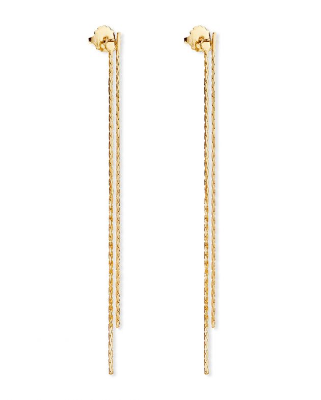 Anissa Kermiche Серьги Two Line Tassel - изображение 1