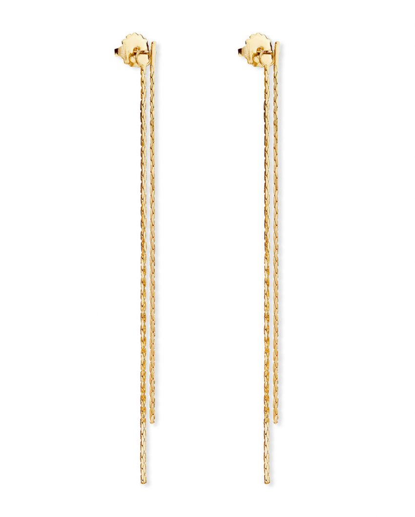 Серьги Two Line Tassel