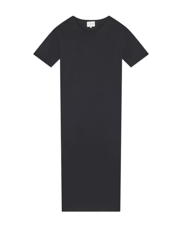 LOULOU STUDIO Платье-футболка Arue, цвет черный - изображение 1