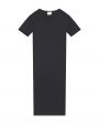 LOULOU STUDIO Платье-футболка Arue, цвет черный - миниатюра 1