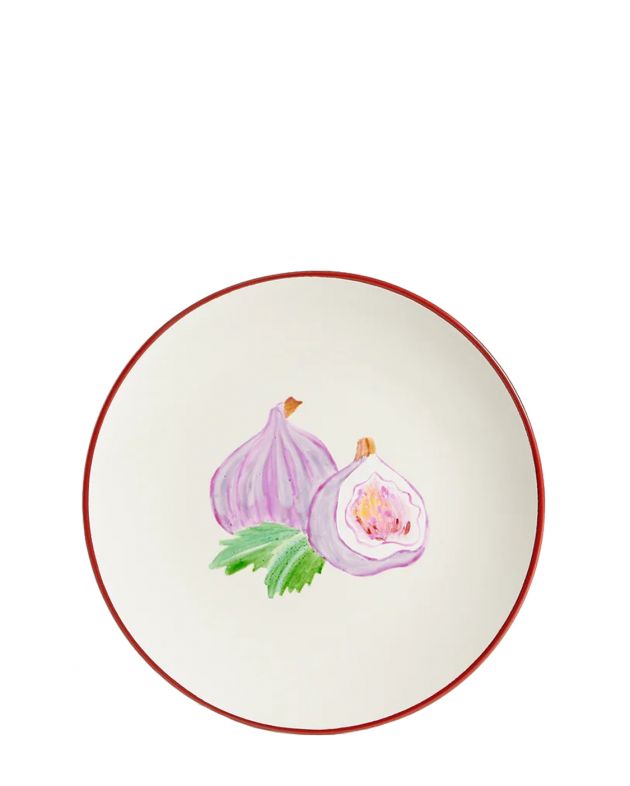 Десертная тарелка Fig, цвет белый - изображение 1