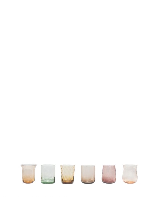 Bitossi Набор граненых стаканов (6 штук), цвет разноцветный - изображение 1