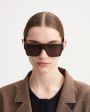Солнцезащитные очки Lazer, цвет темно-коричневый - миниатюра 2