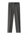 Укороченные брюки Buddy из шерсти, цвет серый - миниатюра 1